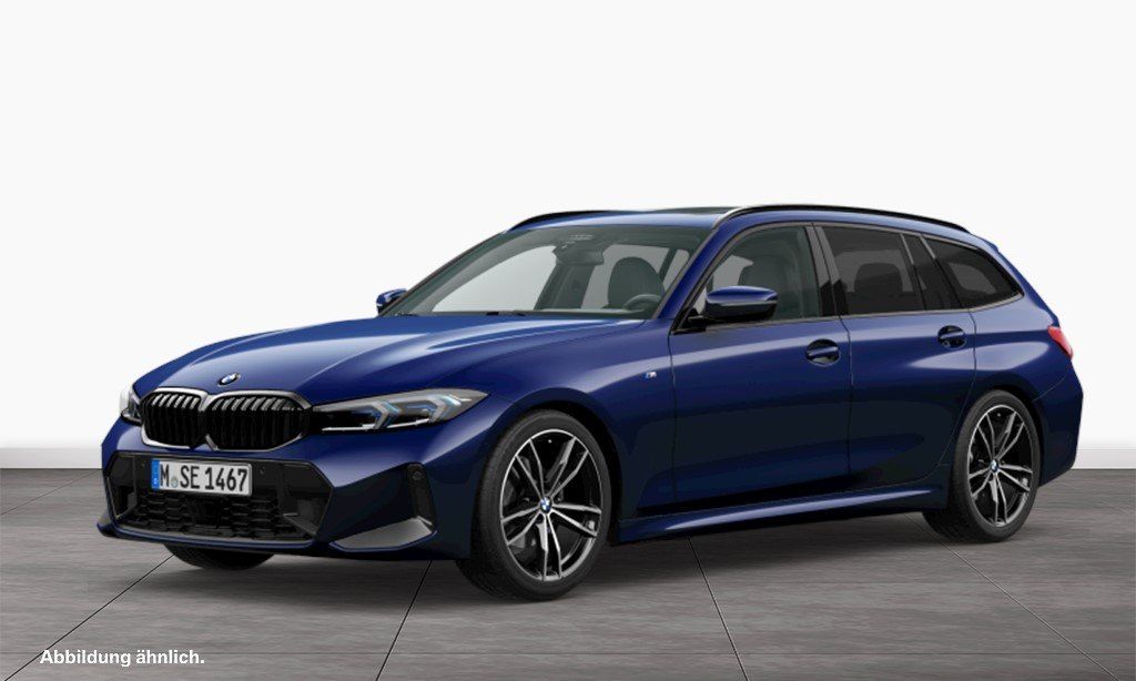 BMW 330 2022 г. Синий, пробег 57655 км