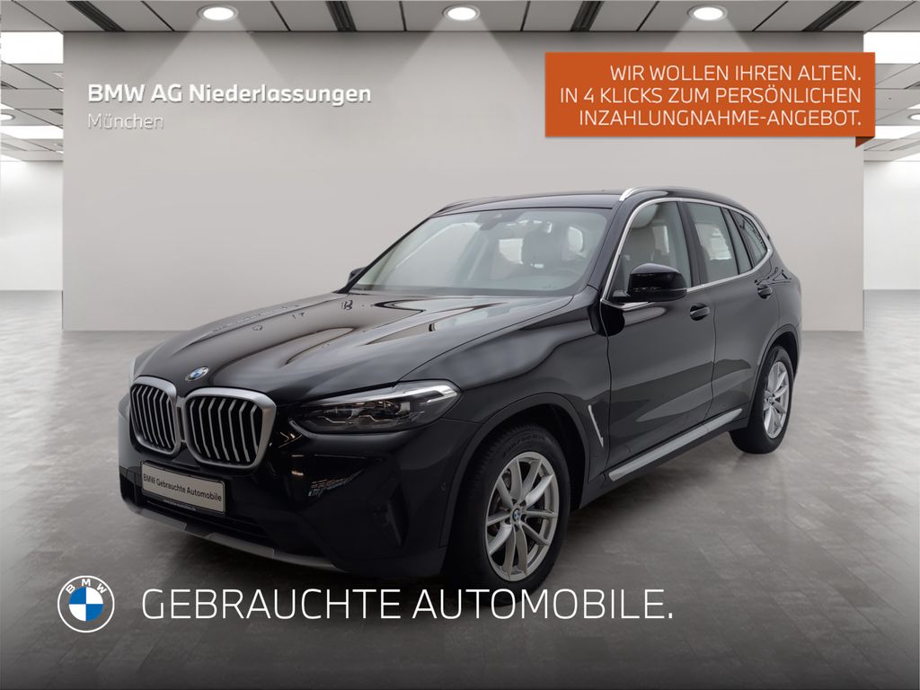BMW X3 2023 г. Чёрный, пробег 42911 км