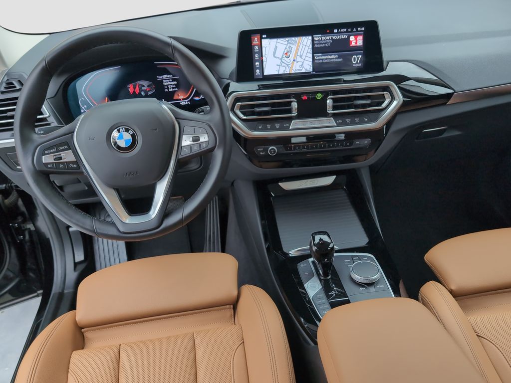 BMW X3 2023 г. Чёрный, пробег 42911 км