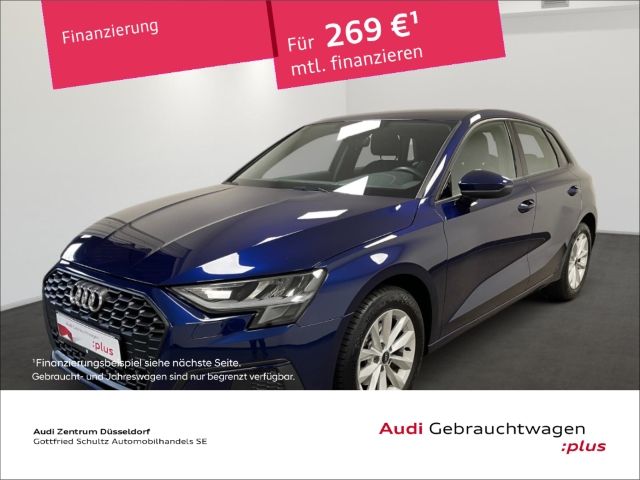Audi A3 2023 г. Синий, пробег 49907 км