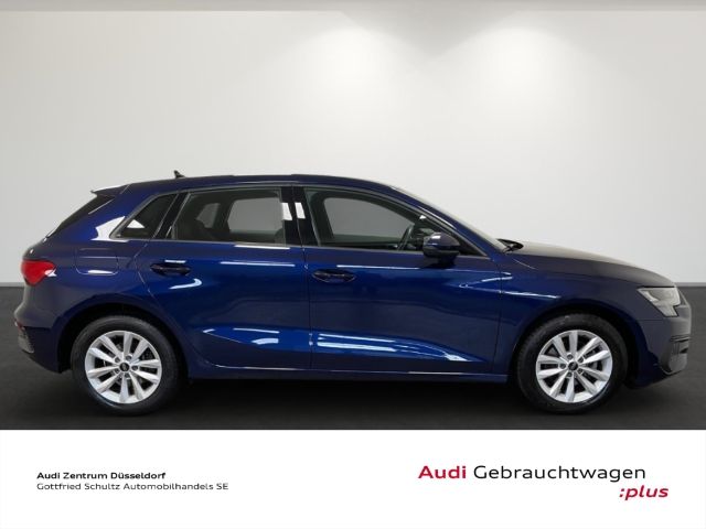 Audi A3 2023 г. Синий, пробег 49907 км
