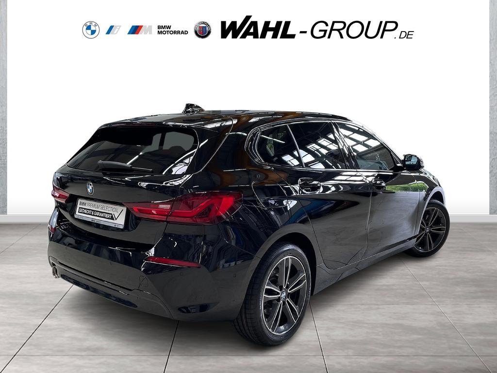 BMW 118 2022 г. Чёрный, пробег 56603 км