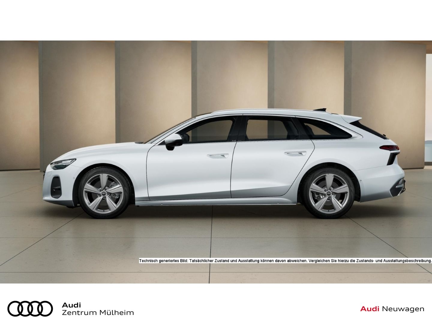 Audi A6 2025 г. Белый, пробег 26686 км