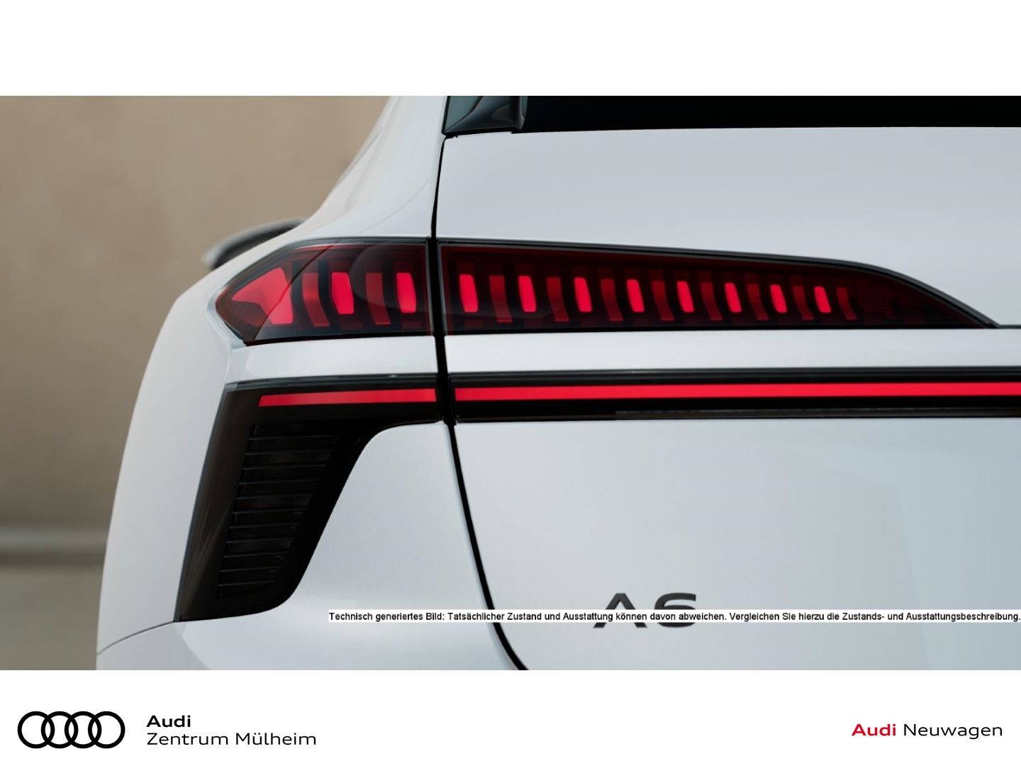 Audi A6 2025 г. Белый, пробег 26686 км
