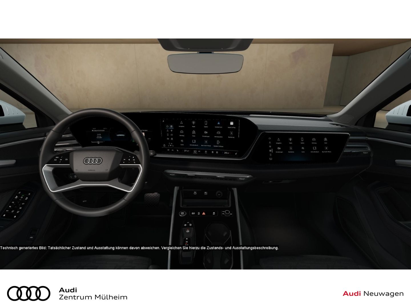 Audi A6 2025 г. Белый, пробег 26686 км