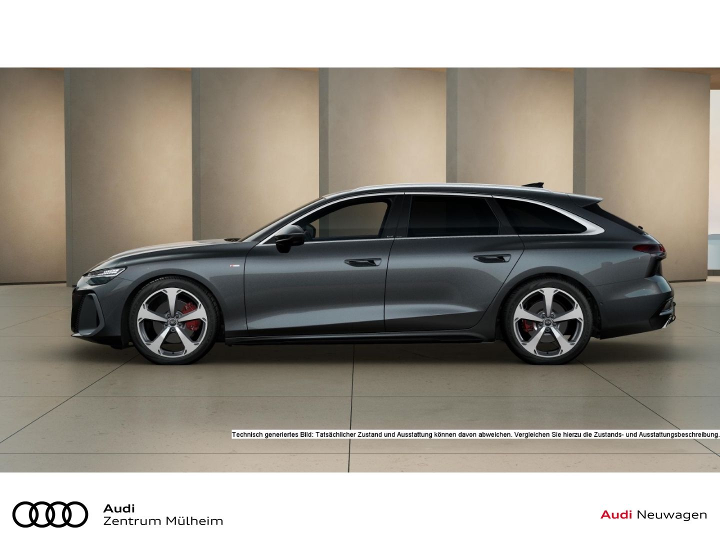 Audi A6 2025 г. Серый, пробег 5646 км
