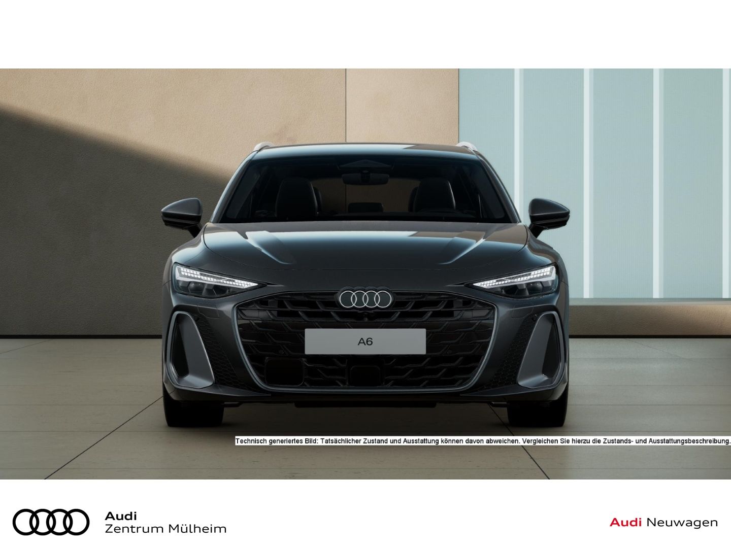 Audi A6 2025 г. Серый, пробег 5646 км