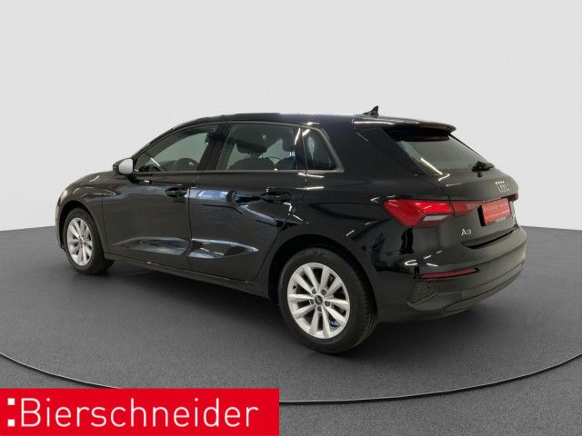 Audi A3 2023 г. Чёрный, пробег 46728 км