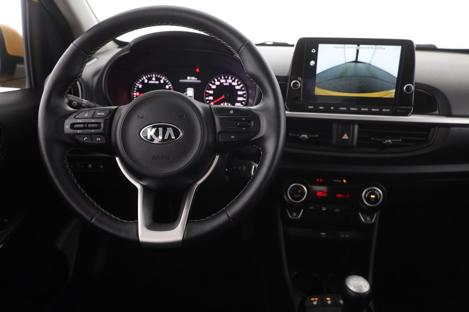 Kia Picanto 2021 г. Жёлтый, пробег 34355 км