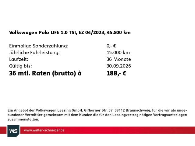 Volkswagen Polo 2023 г. Серебристый, пробег 45800 км