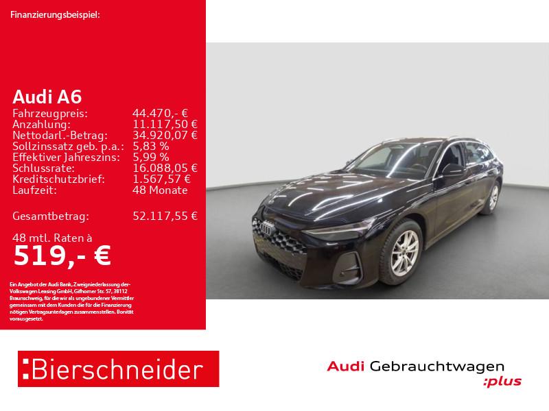 Audi A6 2025 г. Чёрный, пробег 21869 км