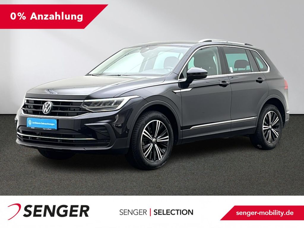 Volkswagen Tiguan 2023 г. Чёрный, пробег 56720 км
