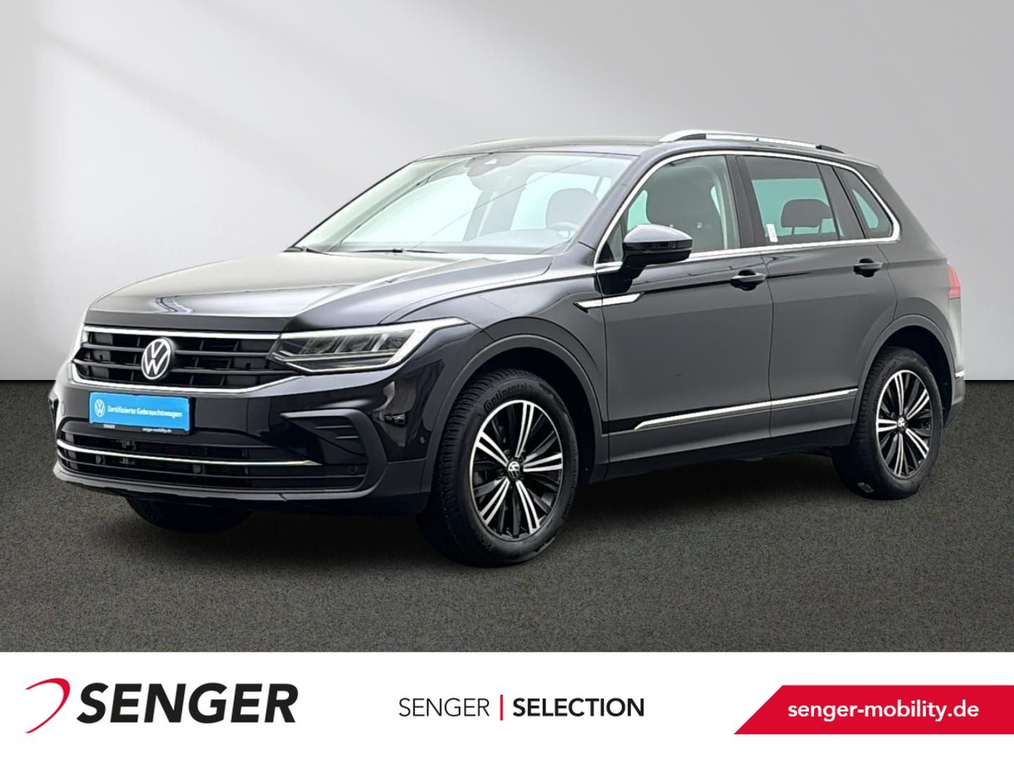 Volkswagen Tiguan 2023 г. Чёрный, пробег 56720 км