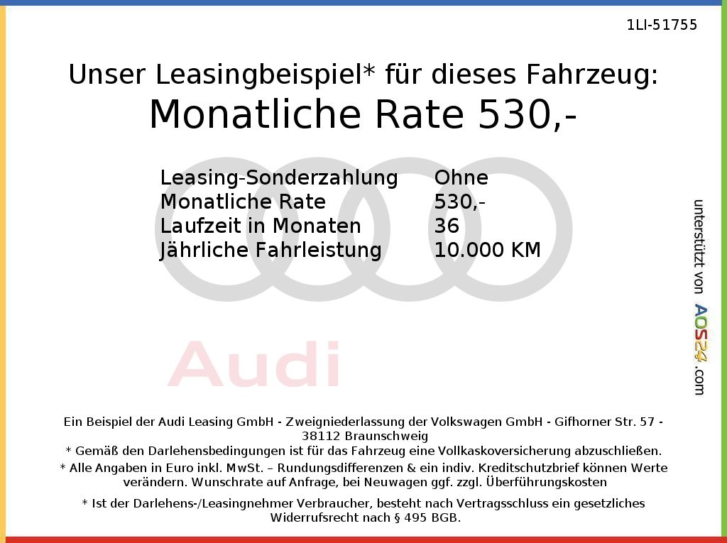Audi A6 2025 г. Чёрный, пробег 22599 км