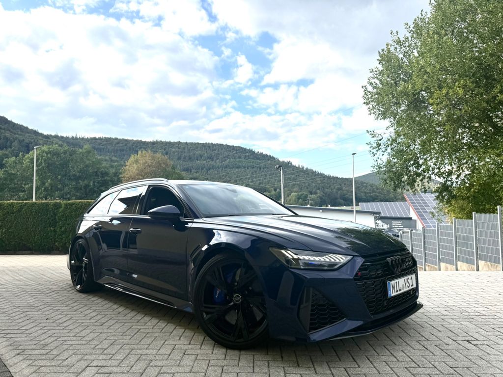 Audi RS6 2022 г. Синий, пробег 48000 км