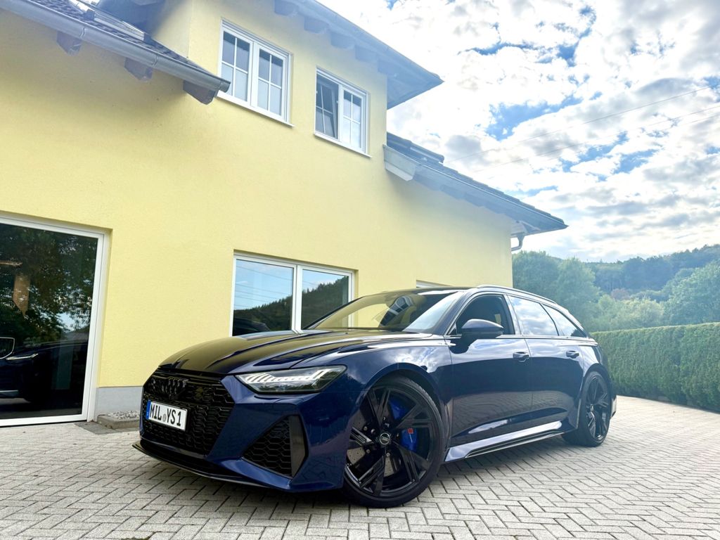 Audi RS6 2022 г. Синий, пробег 48000 км