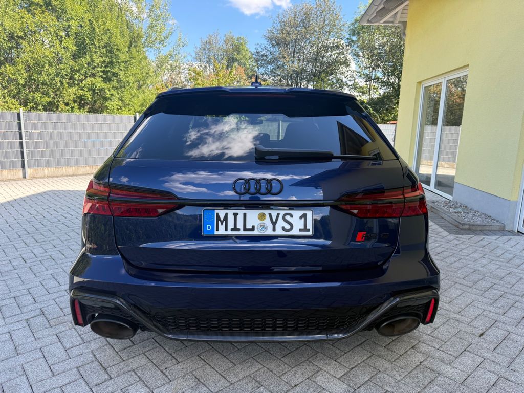Audi RS6 2022 г. Синий, пробег 48000 км