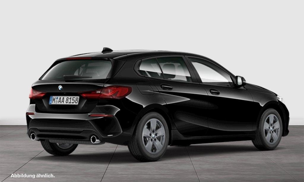 BMW 118 2023 г. Чёрный, пробег 52361 км