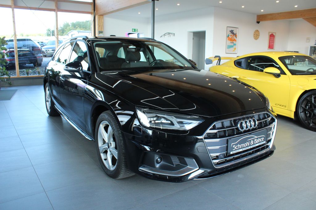 Audi A4 2023 г. Чёрный, пробег 57000 км