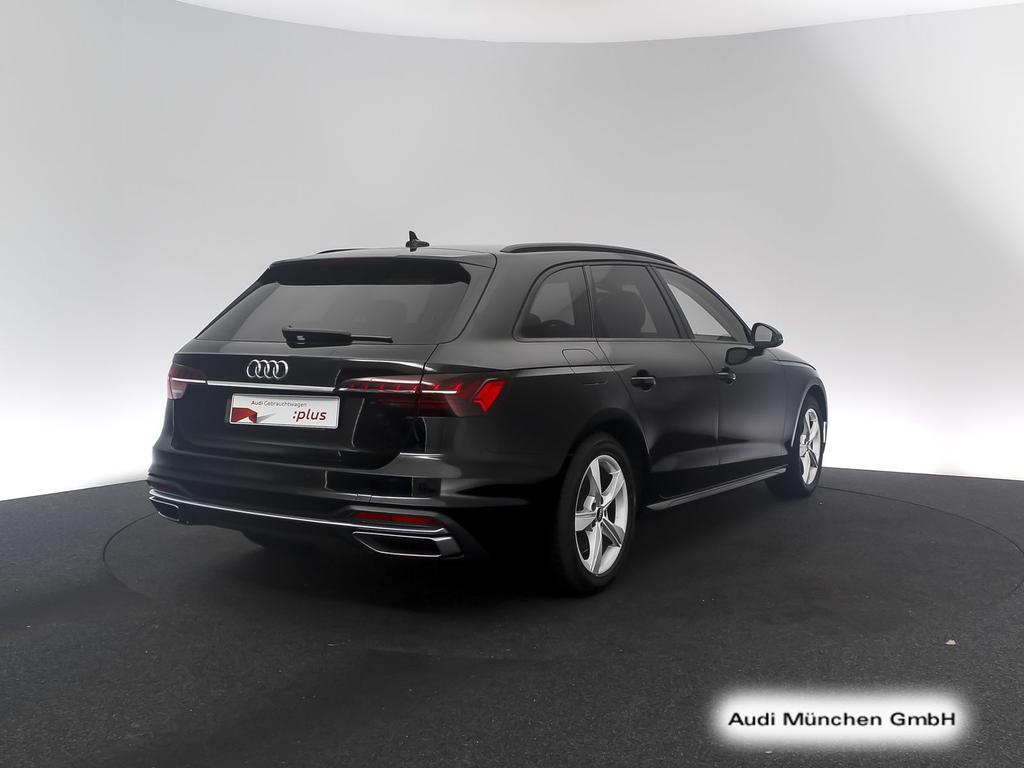 Audi A4 2024 г. Чёрный, пробег 55582 км