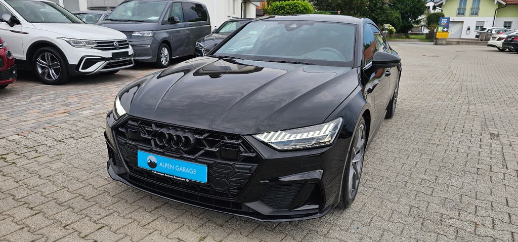 Audi A7 2025 г. Чёрный, пробег 9250 км