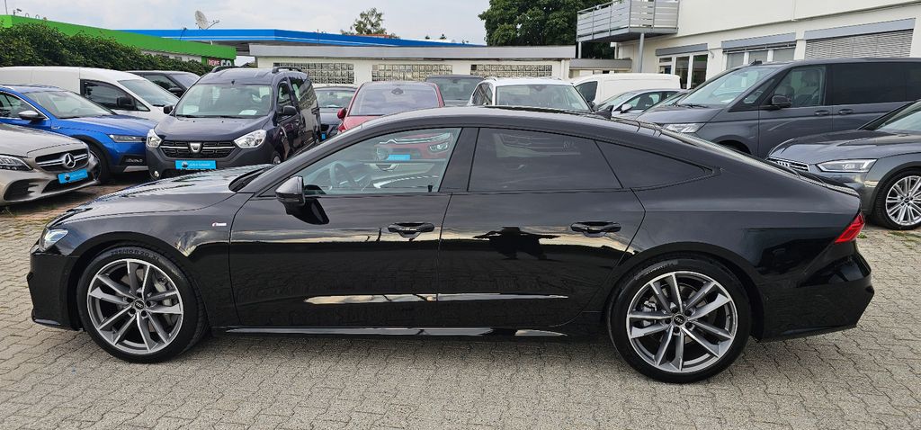 Audi A7 2025 г. Чёрный, пробег 9250 км