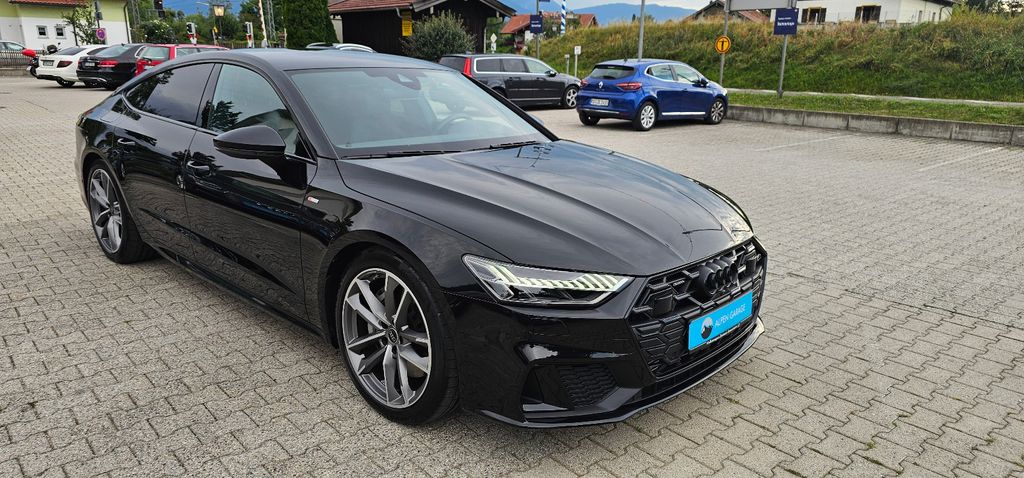 Audi A7 2025 г. Чёрный, пробег 9250 км