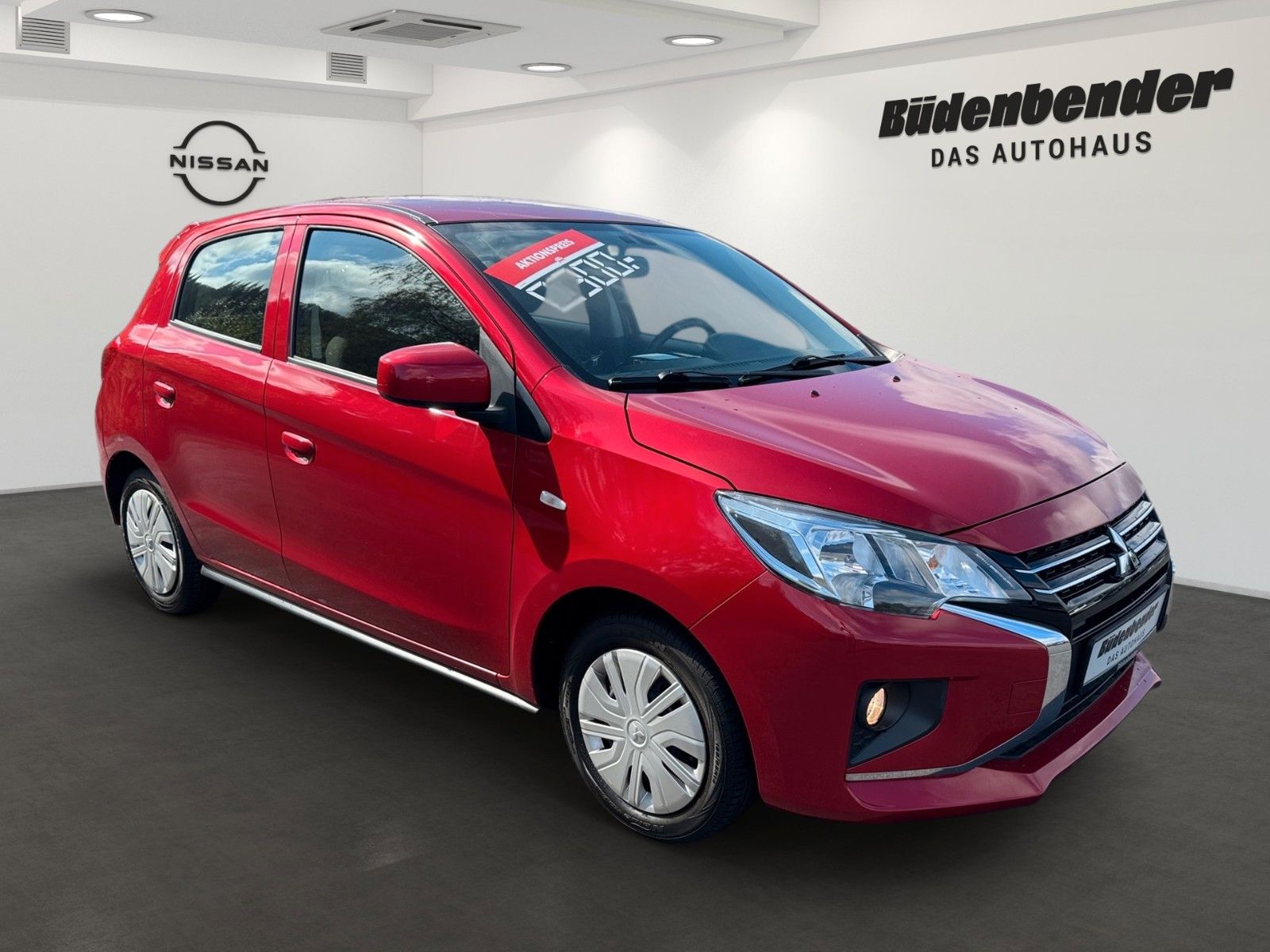 Mitsubishi Space Star 2021 г. Красный, пробег 56550 км