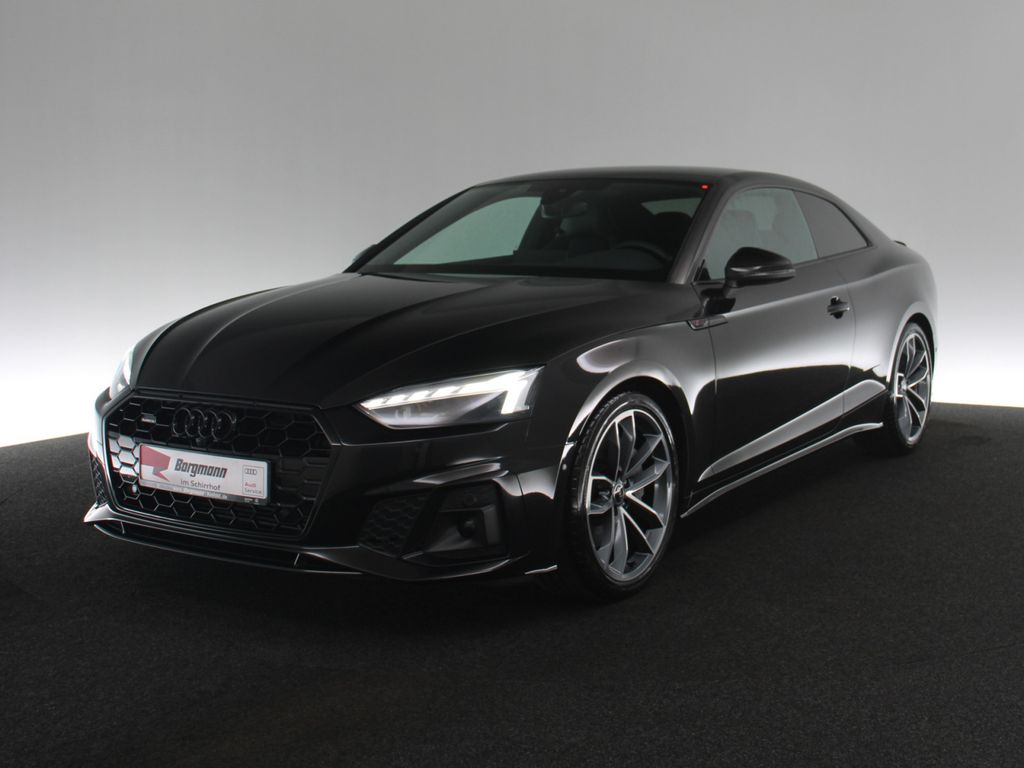 Audi A5 2023 г. Чёрный, пробег 52239 км