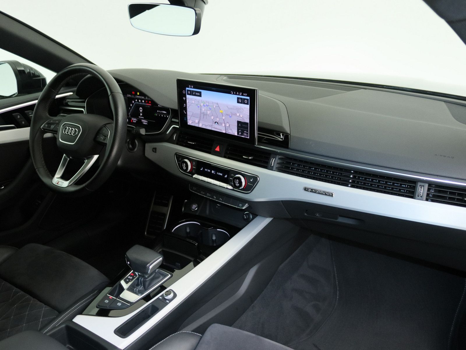 Audi A5 2023 г. Чёрный, пробег 52239 км