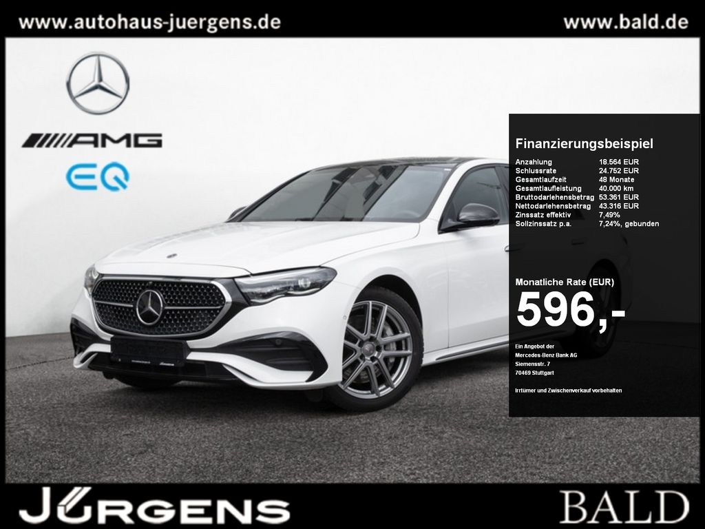 Mercedes-Benz E 220 2025 г. Белый, пробег 5286 км