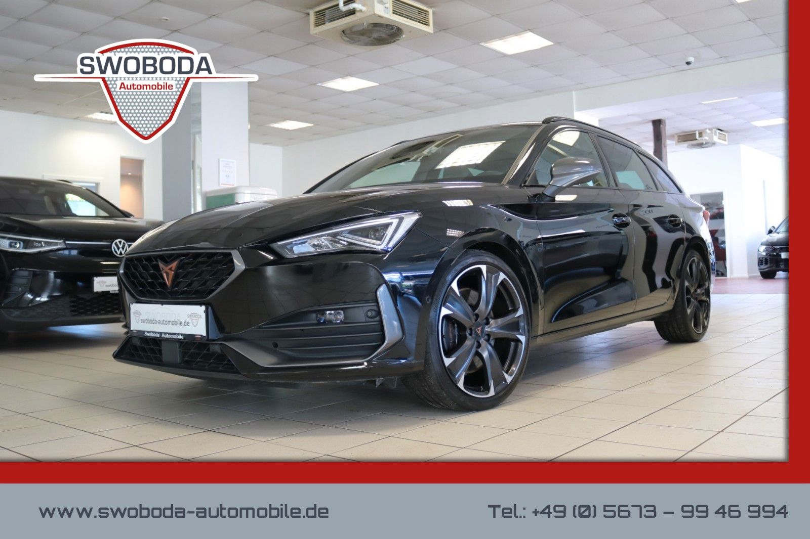 Cupra Leon 2022 г. Чёрный, пробег 37400 км