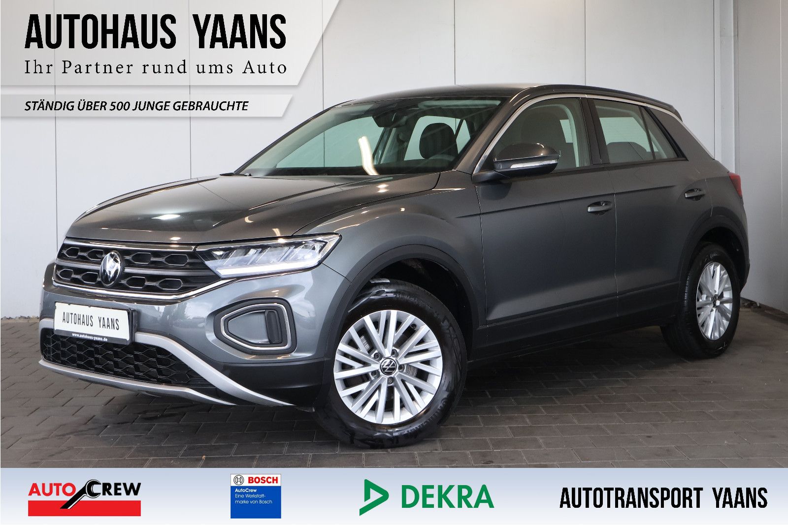 Volkswagen T-Roc 2022 г. Серый, пробег 47120 км