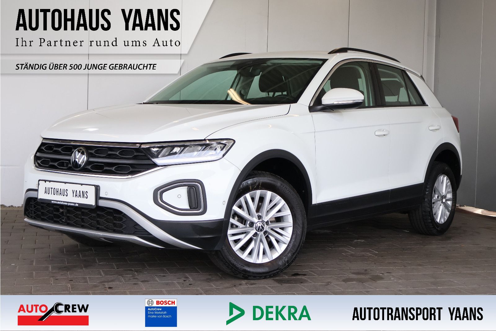 Volkswagen T-Roc 2022 г. Белый, пробег 58870 км