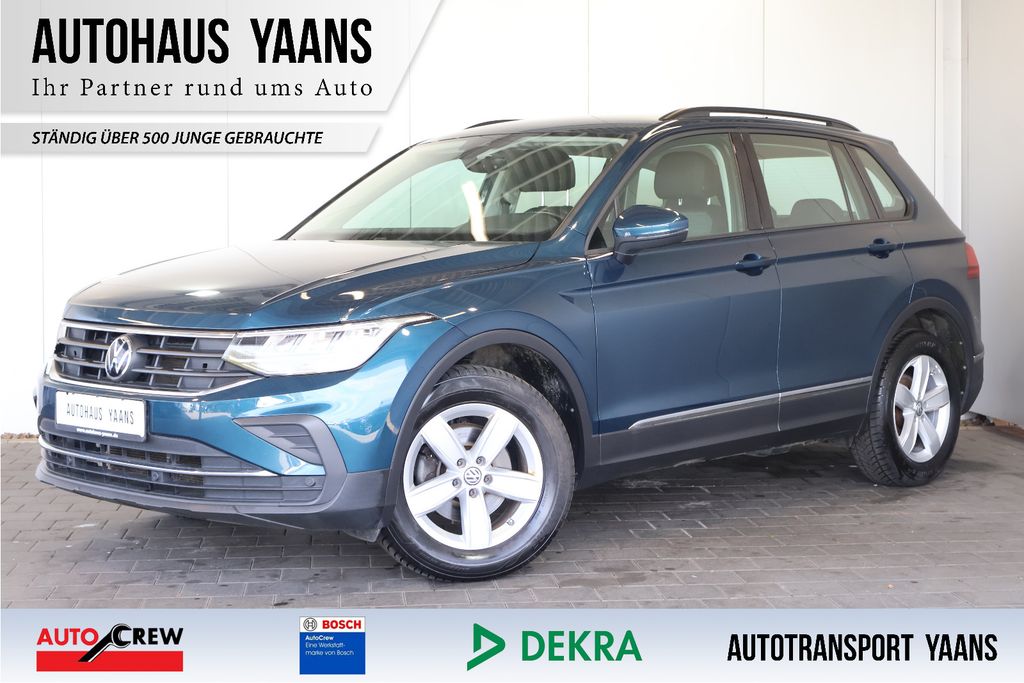 Volkswagen Tiguan 2022 г. Синий, пробег 57420 км