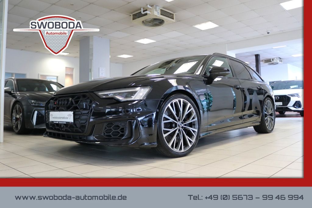 Audi S6 2023 г. Чёрный, пробег 52402 км