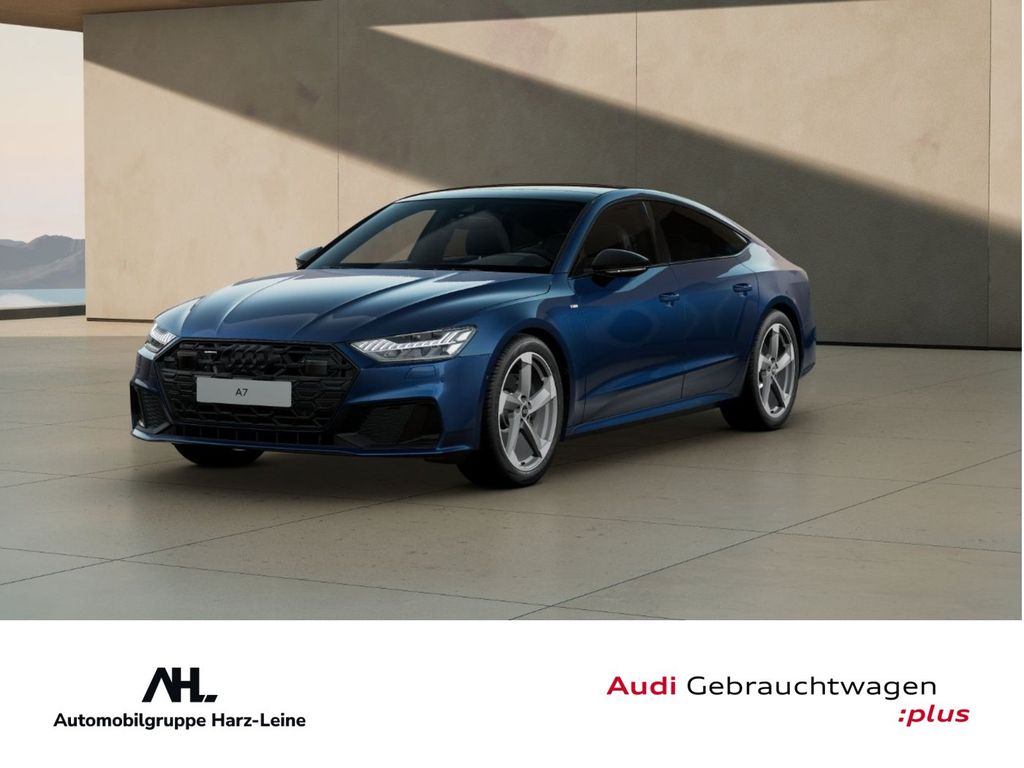 Audi A7 2025 г. Синий, пробег 17272 км