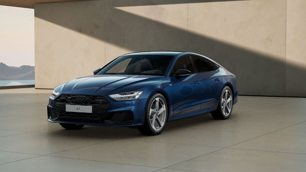 Audi A7 2025 г. Синий, пробег 17272 км