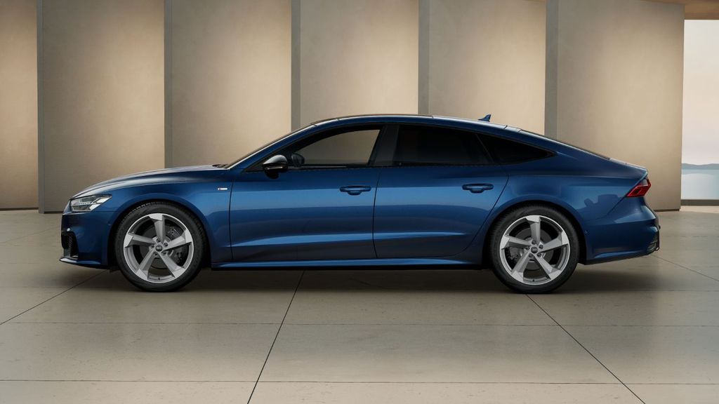 Audi A7 2025 г. Синий, пробег 17272 км
