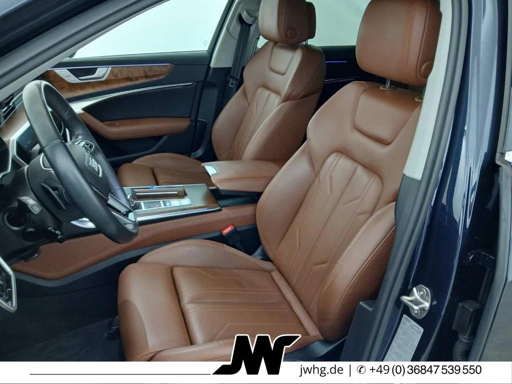 Audi A6 2023 г. Синий, пробег 49700 км