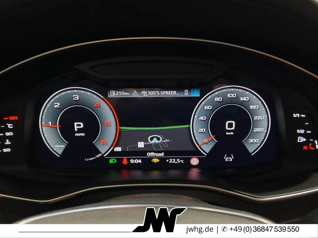 Audi A6 2023 г. Синий, пробег 49700 км