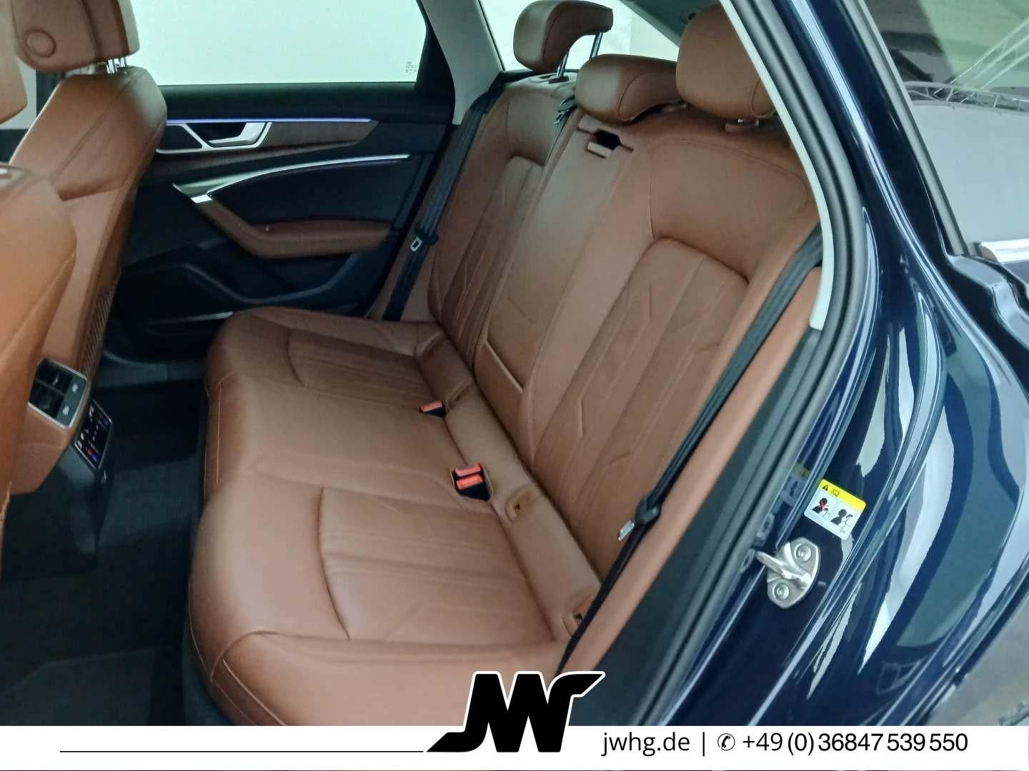 Audi A6 2023 г. Синий, пробег 49700 км