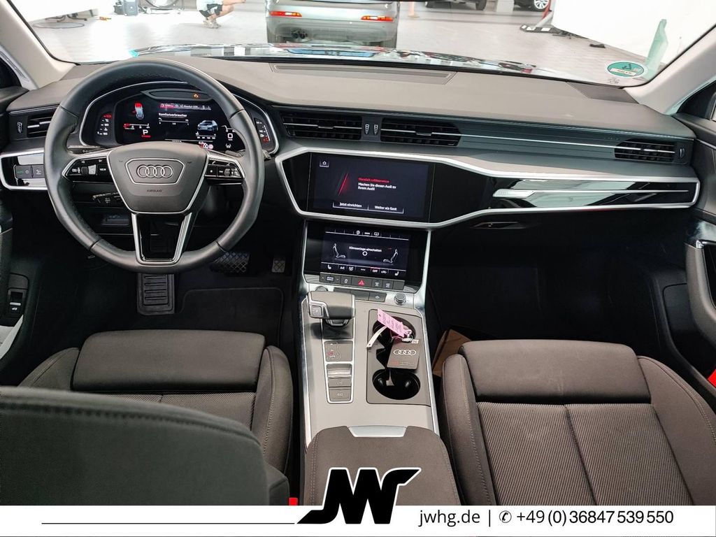 Audi A6 2024 г. Чёрный, пробег 25600 км