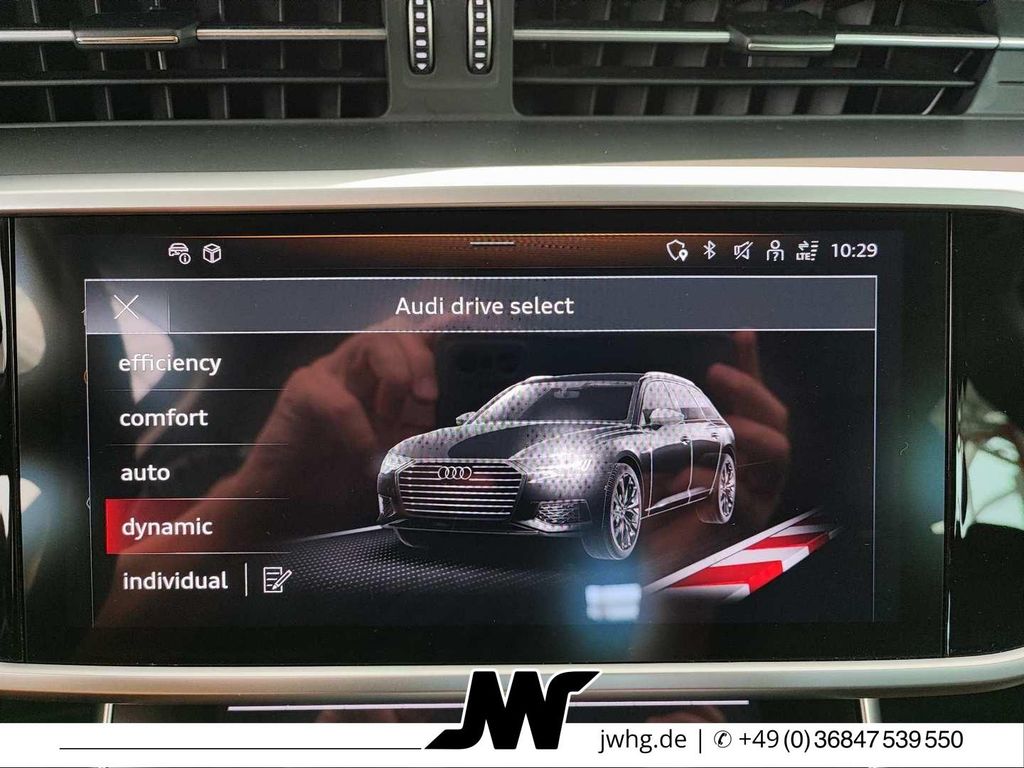 Audi A6 2024 г. Чёрный, пробег 25600 км