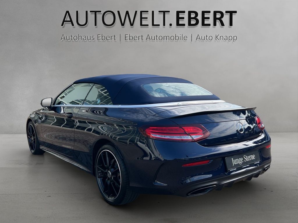 Mercedes-Benz C 180 2022 г. Синий, пробег 48104 км