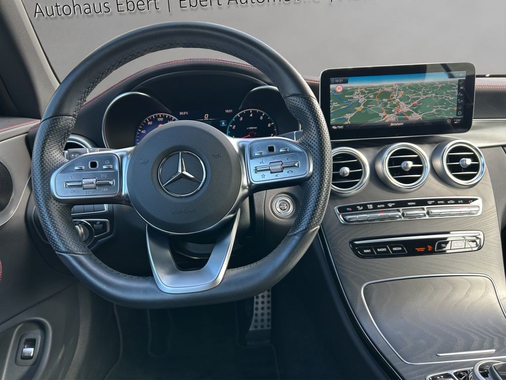Mercedes-Benz C 180 2022 г. Синий, пробег 48104 км