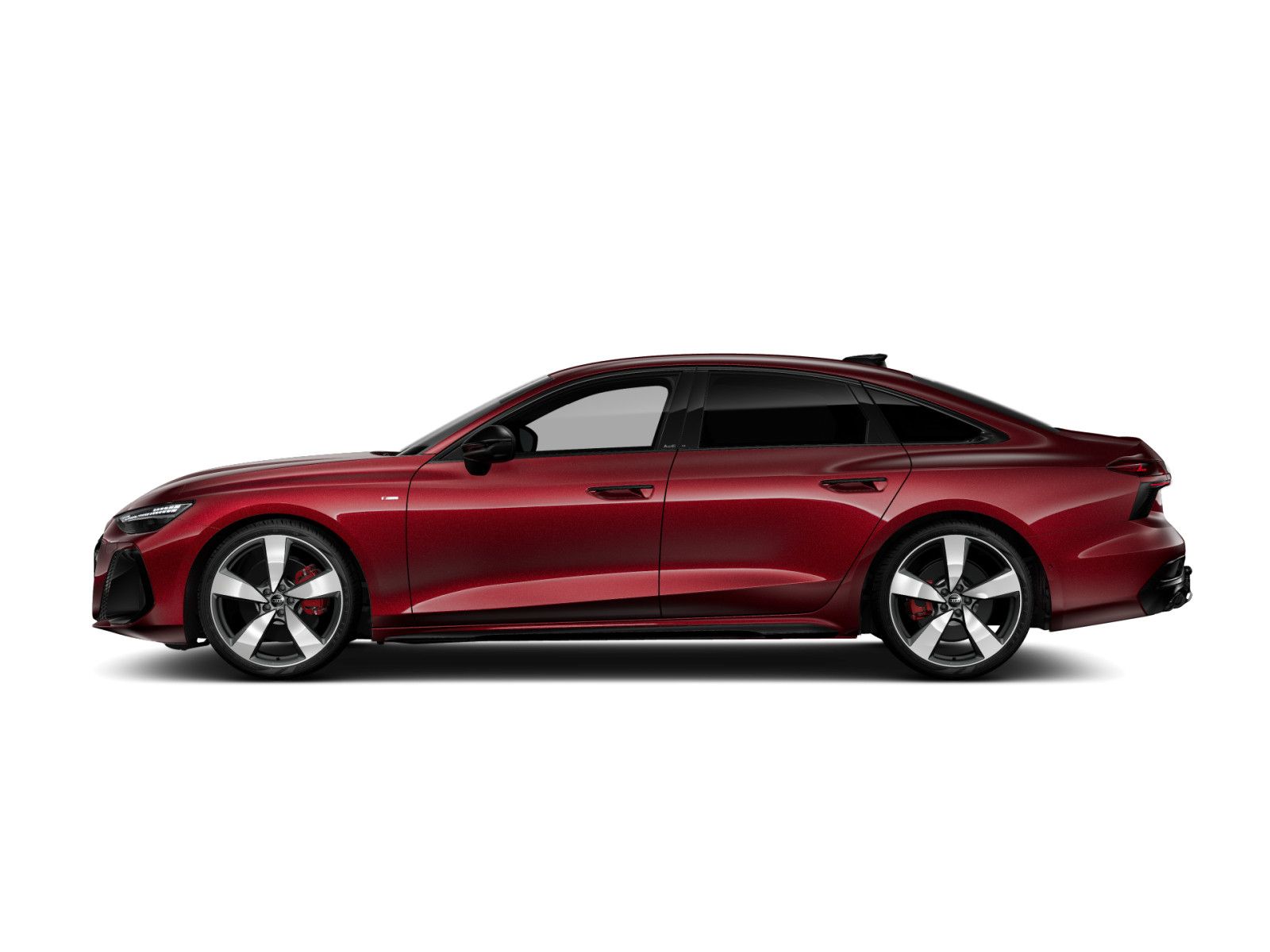 Audi A6 2025 г. Красный, пробег 9264 км