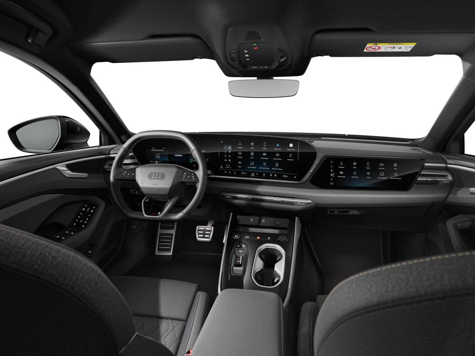 Audi A6 2025 г. Красный, пробег 9264 км