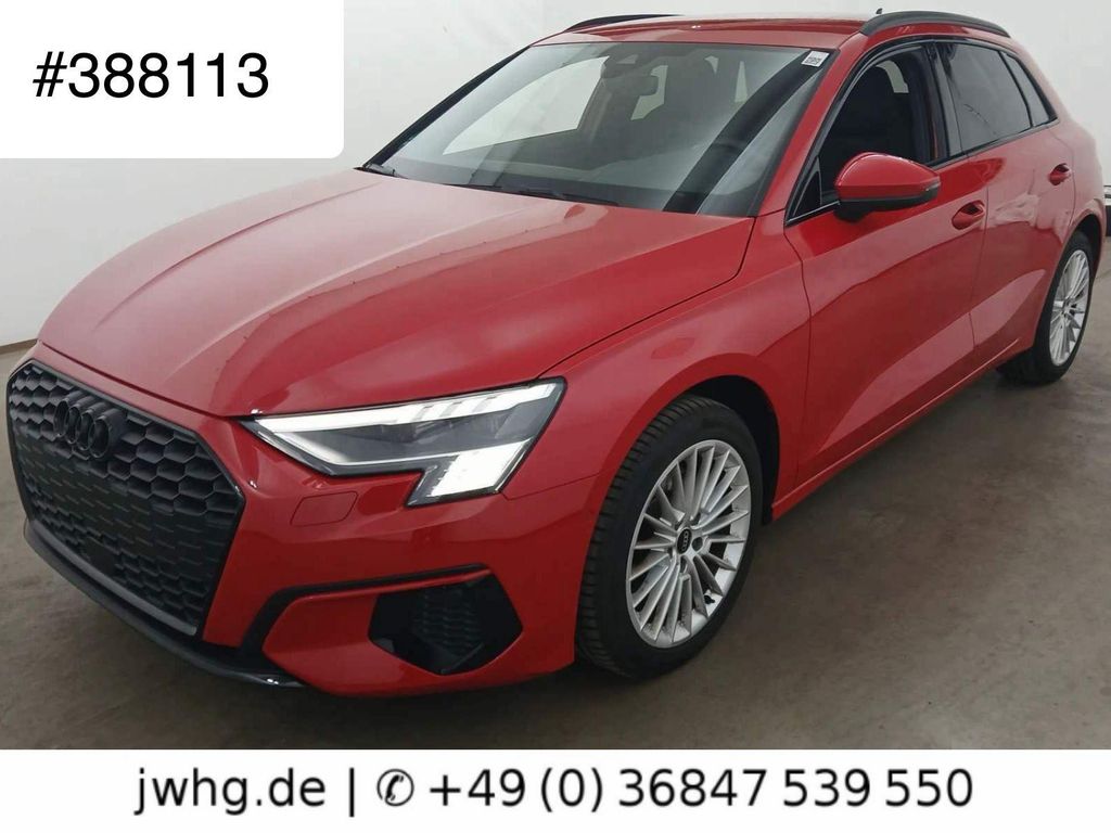 Audi A3 2022 г. Красный, пробег 29800 км