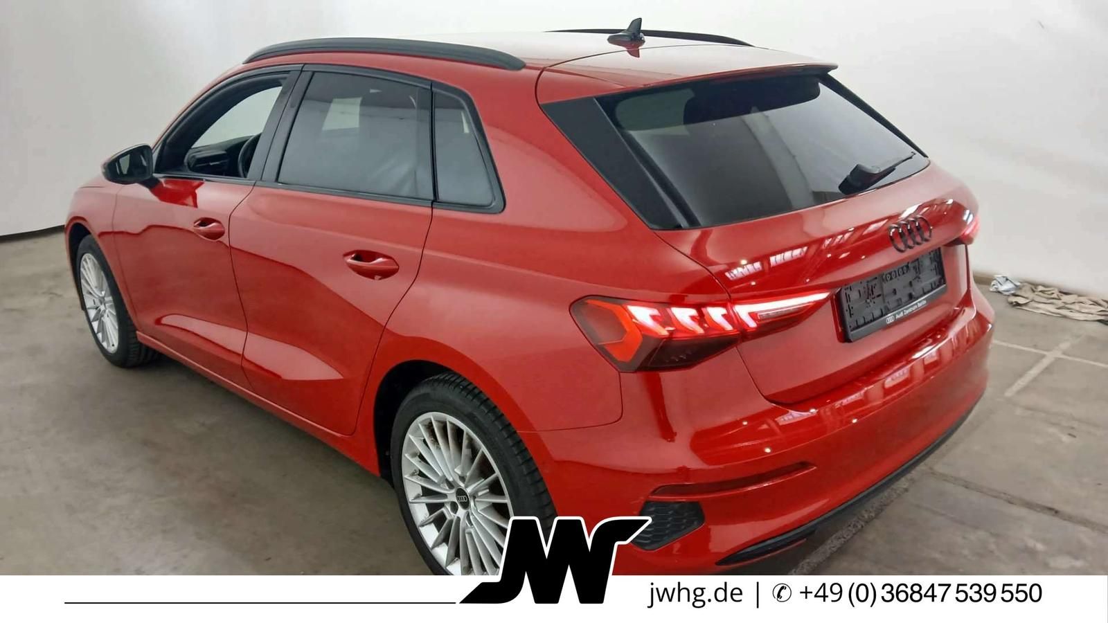 Audi A3 2022 г. Красный, пробег 29800 км